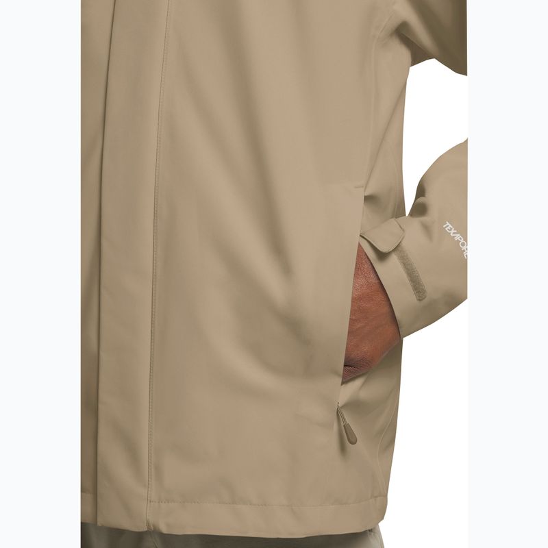 Куртка дощовик чоловіча Jack Wolfskin Trailtime 2L hazel wood 5