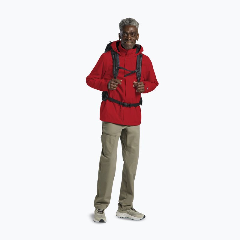 Куртка дощовик чоловіча Jack Wolfskin Trailtime 2L siren red 2