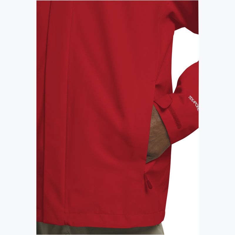 Куртка дощовик чоловіча Jack Wolfskin Trailtime 2L siren red 6