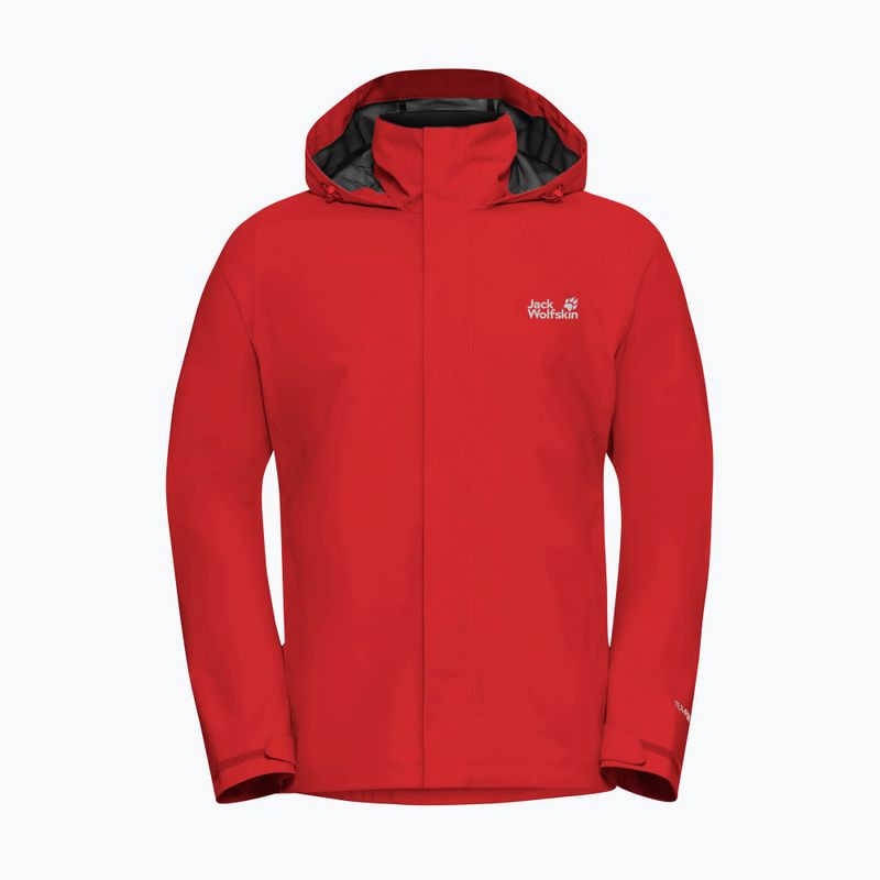 Куртка дощовик чоловіча Jack Wolfskin Trailtime 2L siren red 7