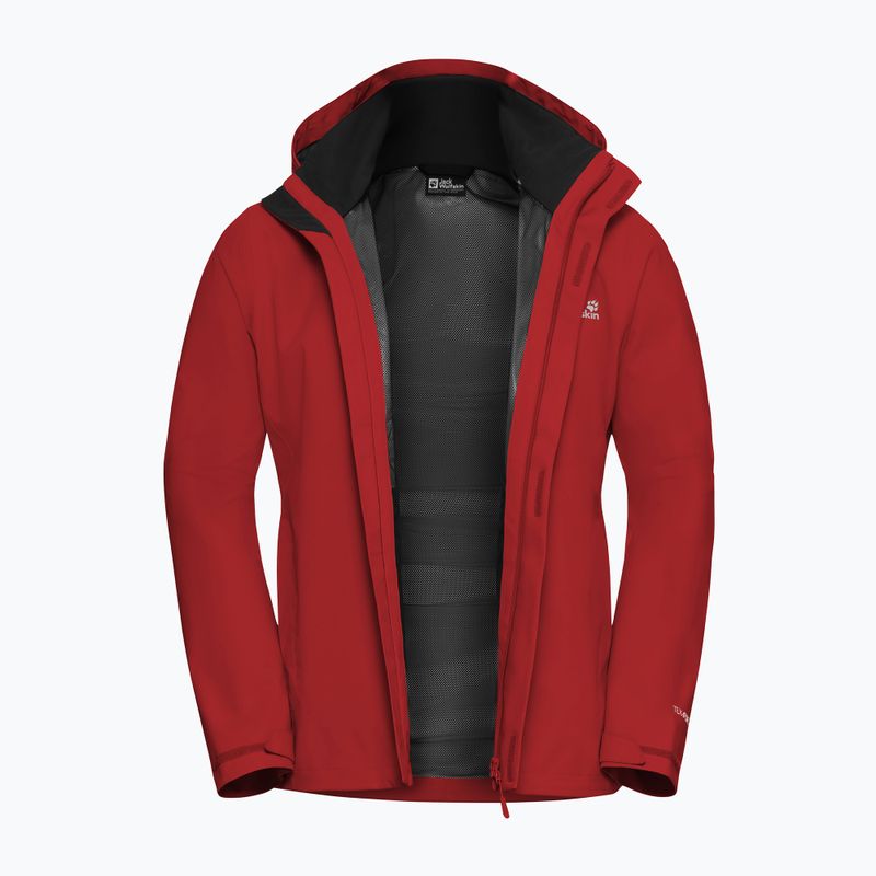 Куртка дощовик чоловіча Jack Wolfskin Trailtime 2L siren red 8