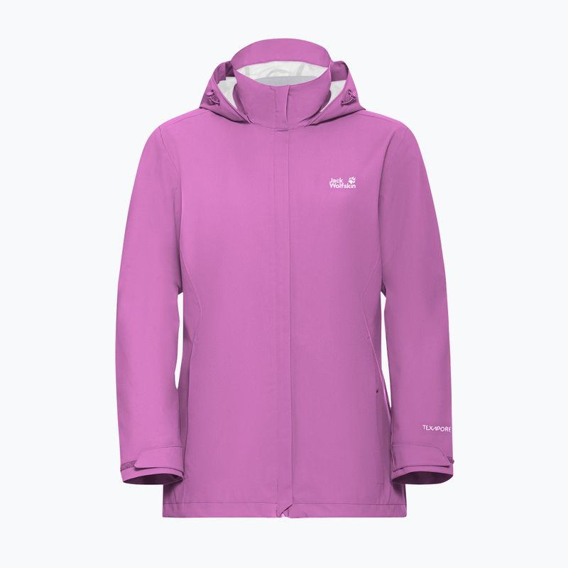 Куртка дощовик жіноча Jack Wolfskin Trailtime 2L foxglove 7