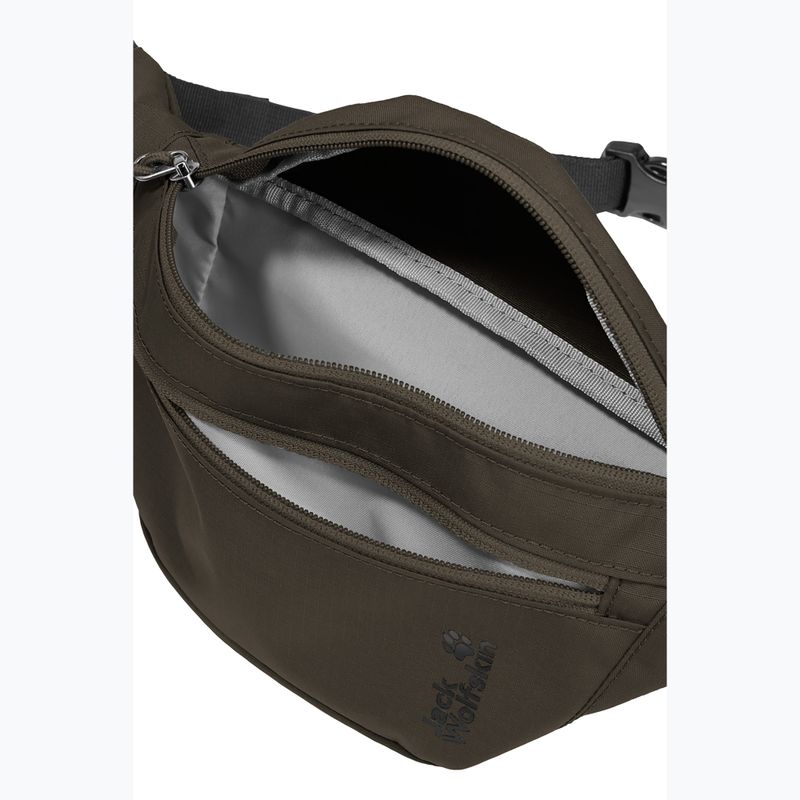 Сумка бананка Jack Wolfskin Konya 2 л obsidian moss 6