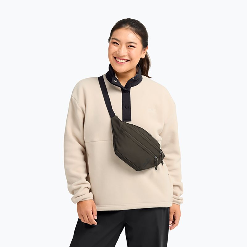 Сумка бананка Jack Wolfskin Konya 2 л obsidian moss 9