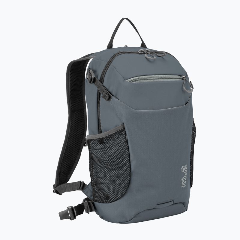 Рюкзак велосипедний Jack Wolfskin Velocity 12 л grey odessa 2