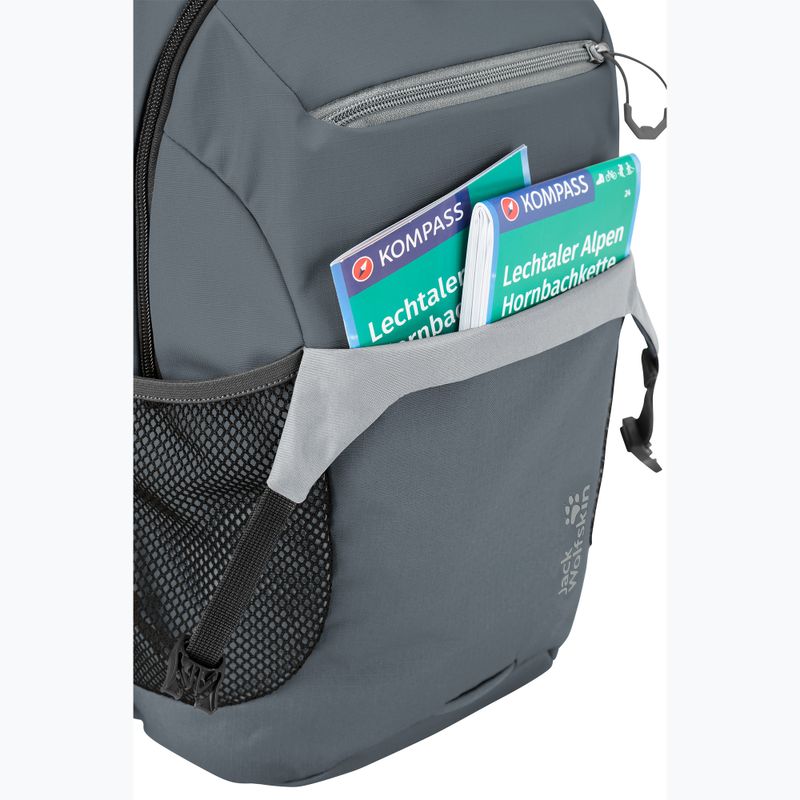 Рюкзак велосипедний Jack Wolfskin Velocity 12 л grey odessa 10