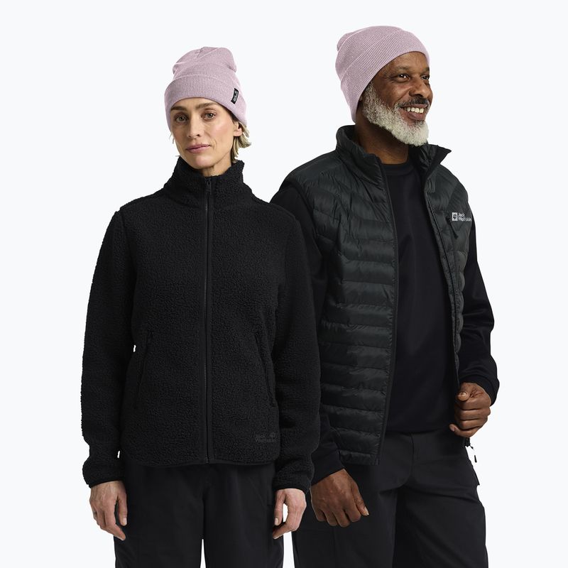 Шапка зимова Jack Wolfskin Rib dusty blush 4