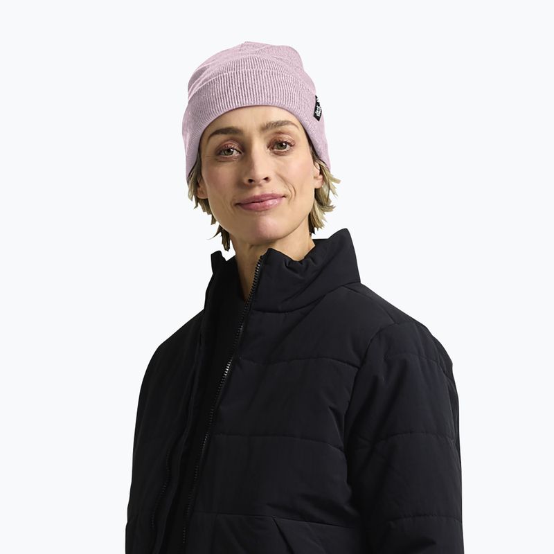 Шапка зимова Jack Wolfskin Rib dusty blush 5