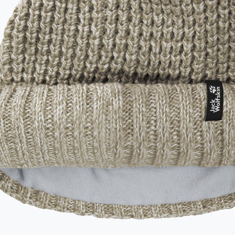 Шапка зимова жіноча Jack Wolfskin Medley Knit Beanie hazel wood 3