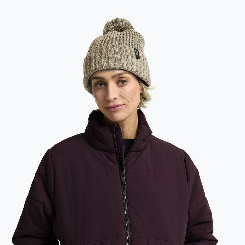 Шапка зимова жіноча Jack Wolfskin Medley Knit Beanie hazel wood 4