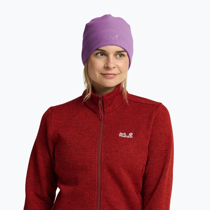 Шапка зимова Jack Wolfskin Real Stuff Beanie vivid orchid 4