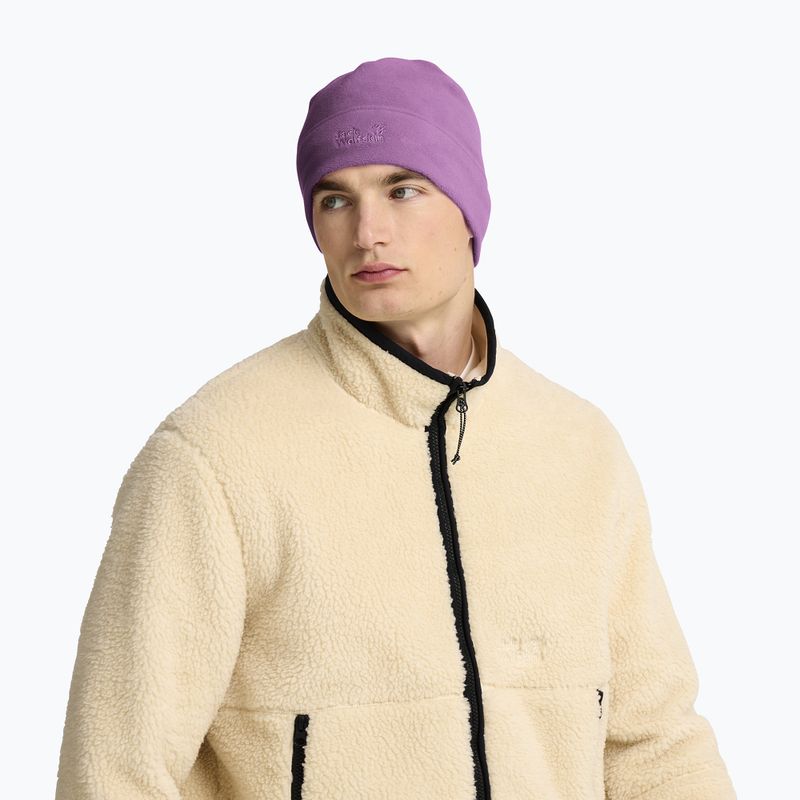 Шапка зимова Jack Wolfskin Real Stuff Beanie vivid orchid 5