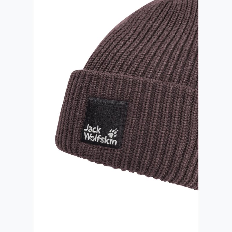 Шапка зимова Jack Wolfskin Pergamon Beanie sheer plum 3