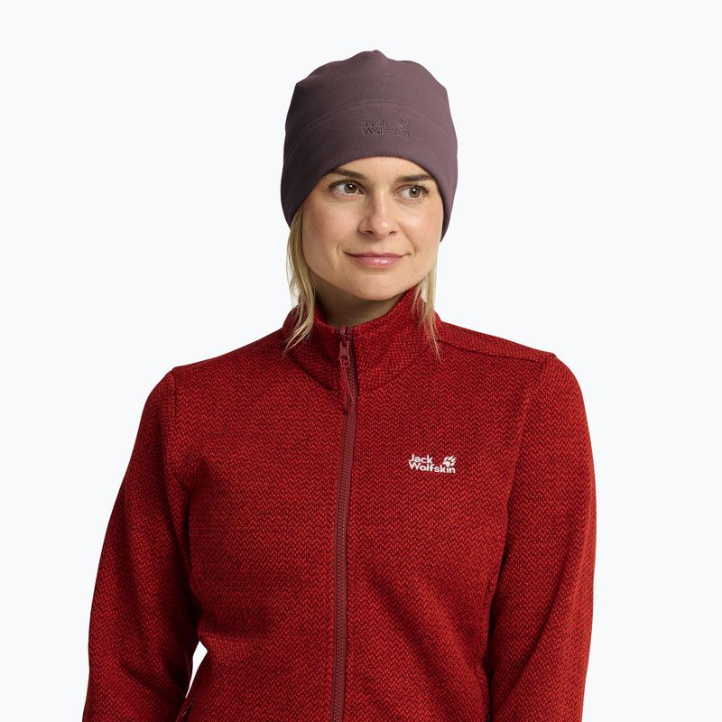 Шапка зимова Jack Wolfskin Real Stuff Beanie Sheer Plum 5