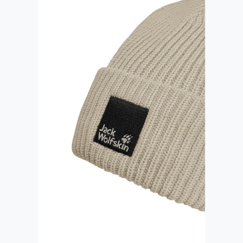 Шапка зимова Jack Wolfskin Pergamon Beanie oyster 3