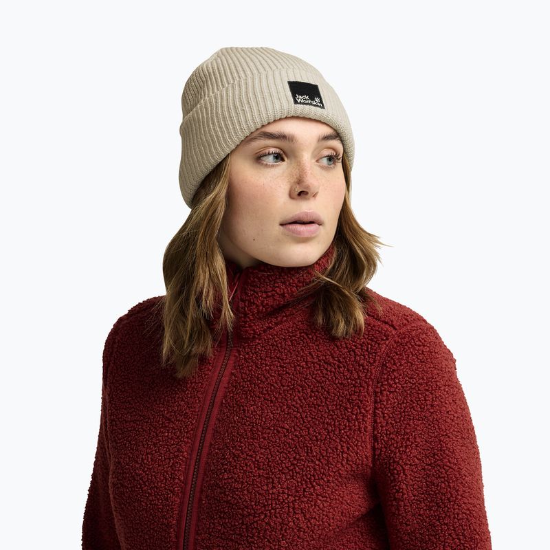 Шапка зимова Jack Wolfskin Pergamon Beanie oyster 5
