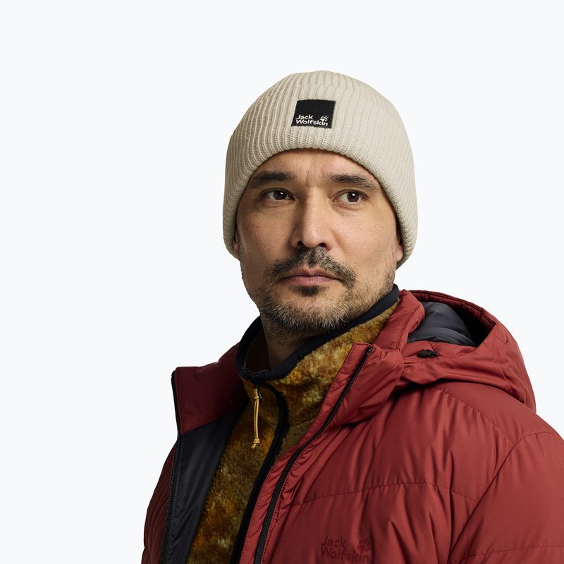 Шапка зимова Jack Wolfskin Pergamon Beanie oyster 6