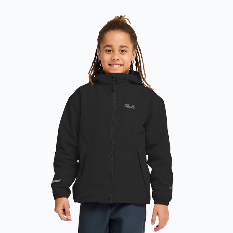 Куртка 3в1 дитяча Jack Wolfskin Iceland 3IN1 2026 black 7