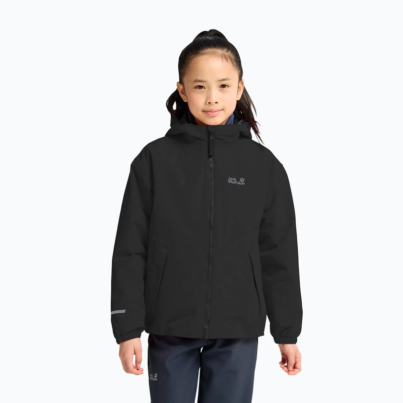 Куртка 3в1 дитяча Jack Wolfskin Iceland 3IN1 2026 black 11