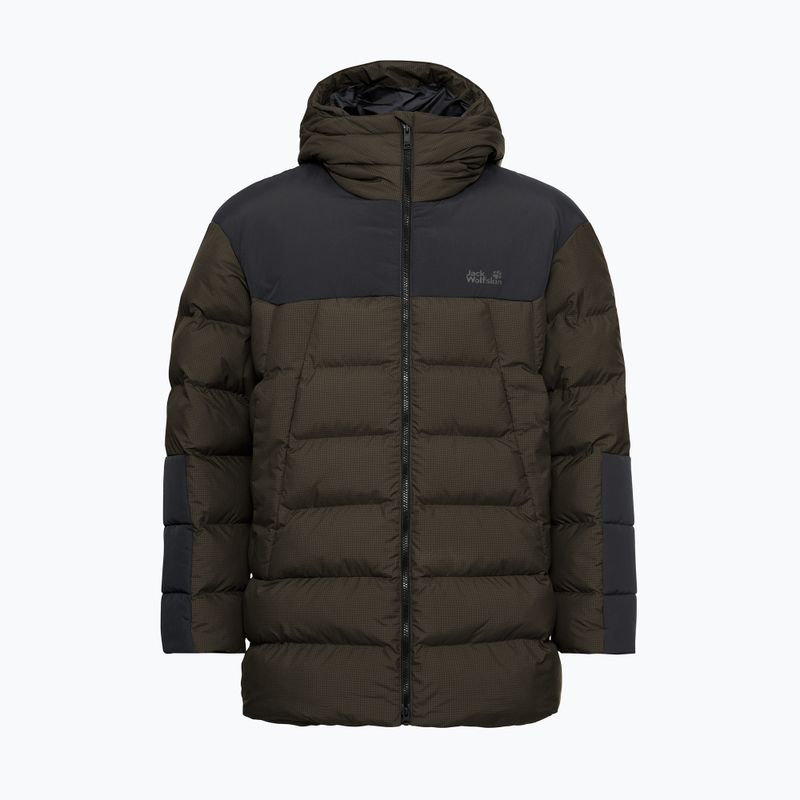 Куртка утеплена чоловіча Jack Wolfskin Icy Hollow Hooded obsidian moss 7