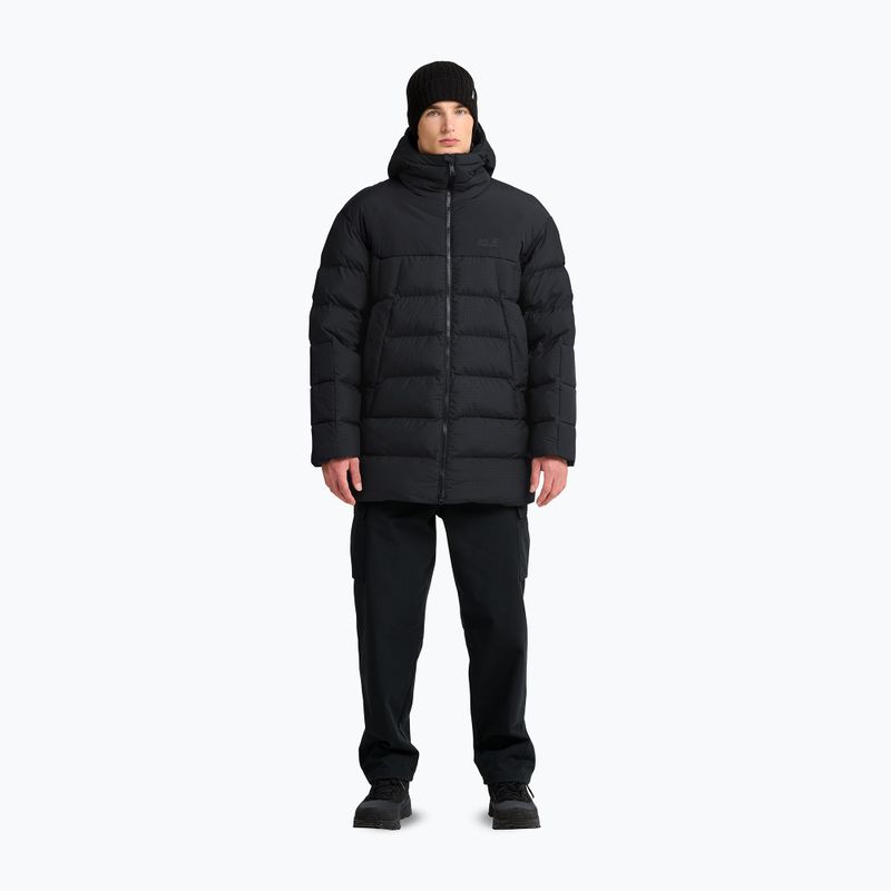 Куртка утеплена чоловіча Jack Wolfskin Icy Hollow Hooded phantom 2