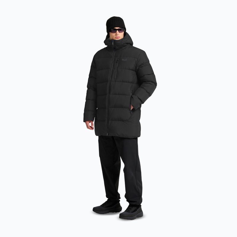 Пуховик чоловічий Jack Wolfskin Coloniu Coat black 2