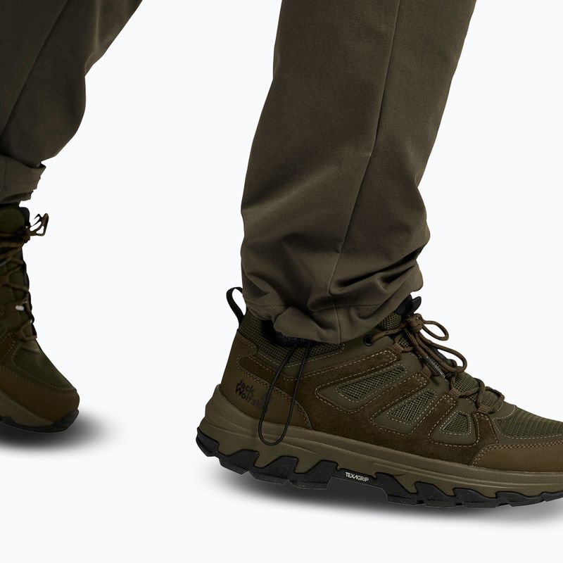 Штани трекінгові чоловічі Jack Wolfskin Activate Flex obsidian moss 6