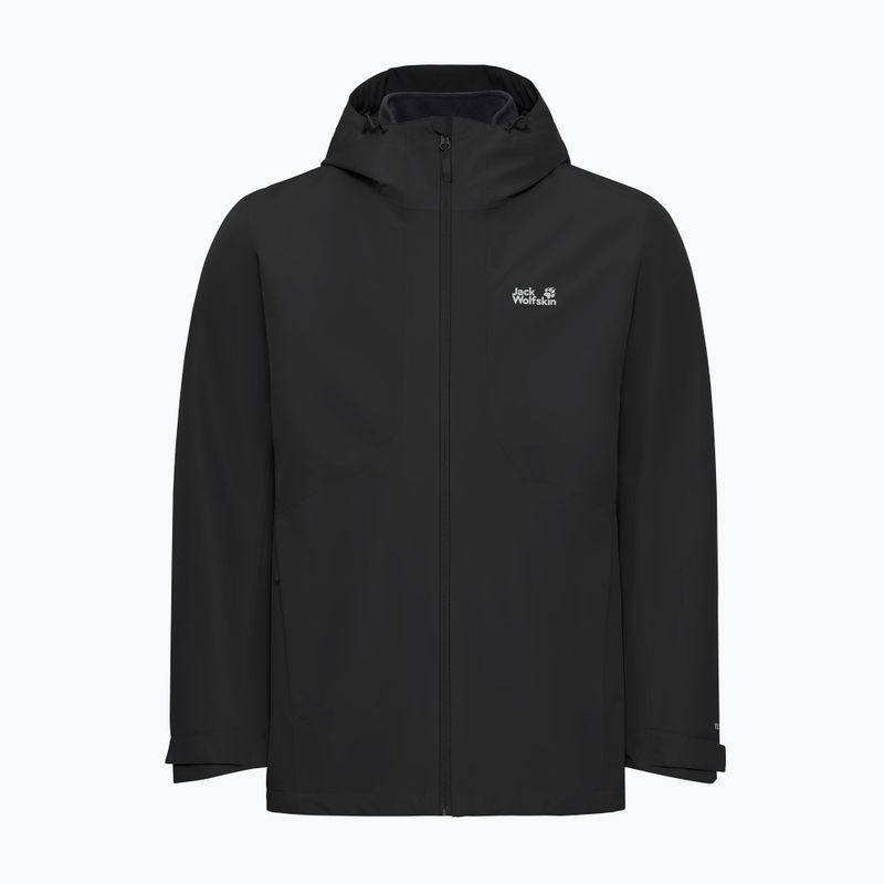 Куртка 3в1 чоловіча Jack Wolfskin Stonetrail 3In1 black 10