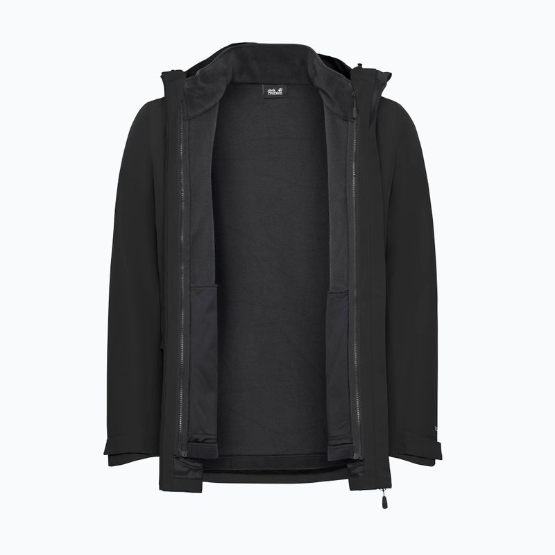 Куртка 3в1 чоловіча Jack Wolfskin Stonetrail 3In1 black 12