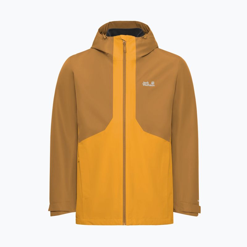Куртка 3в1 чоловіча Jack Wolfskin Stonetrail 3In1 burly yellow jw 10