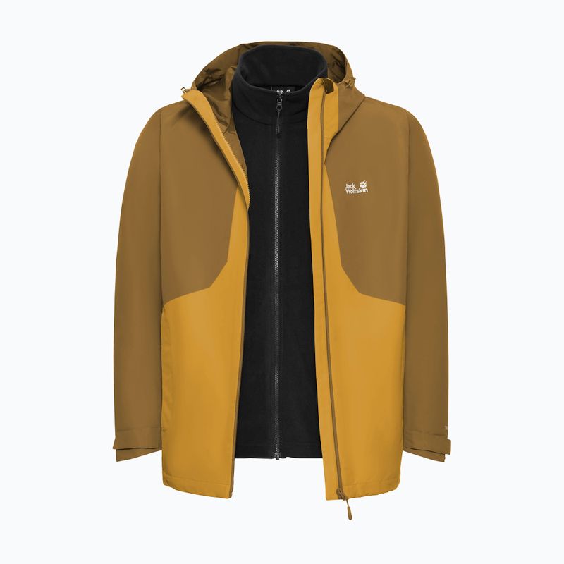Куртка 3в1 чоловіча Jack Wolfskin Stonetrail 3In1 burly yellow jw 12