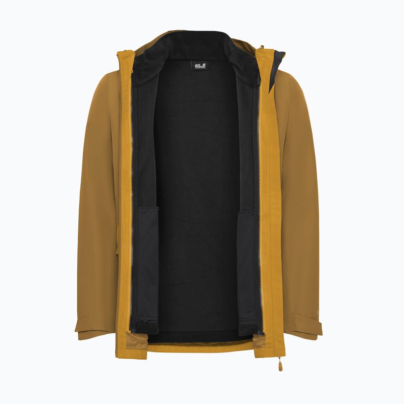 Куртка 3в1 чоловіча Jack Wolfskin Stonetrail 3In1 burly yellow jw 13