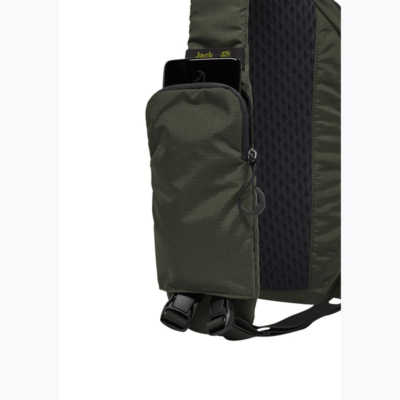 Рюкзак через плече Jack Wolfskin Little Scout 10 rich olive 6