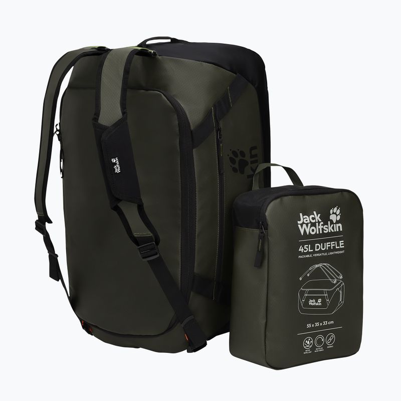 Сумка дорожня Jack Wolfskin Tecton Duffle 45 l rich olive 5