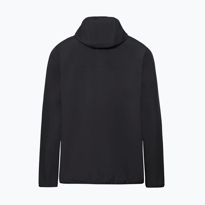 Куртка вітрозахисна чоловіча Jack Wolfskin Wild Winds Hooded black 9