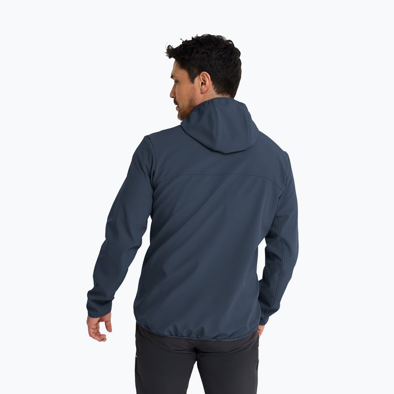Куртка вітрозахисна чоловіча Jack Wolfskin Wild Winds Hooded midnight sky 3