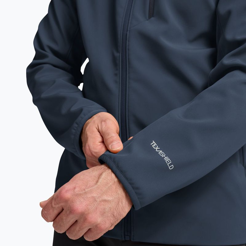 Куртка вітрозахисна чоловіча Jack Wolfskin Wild Winds Hooded midnight sky 7