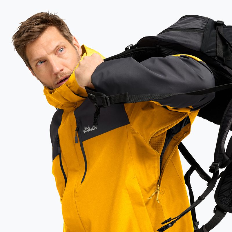 Куртка дощовик чоловіча Jack Wolfskin Jasper Pro 2L burly yellow jw 4