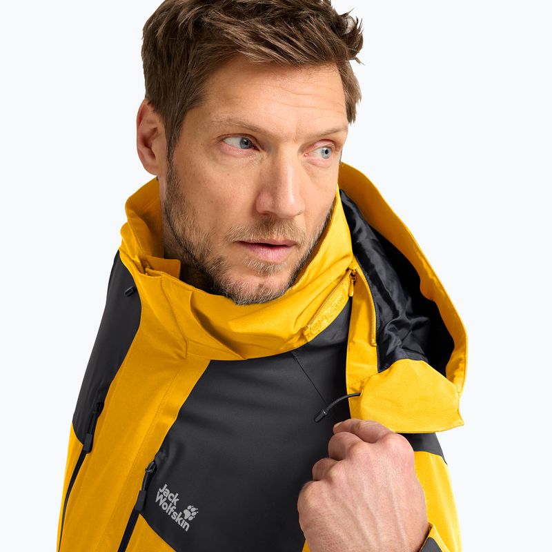 Куртка дощовик чоловіча Jack Wolfskin Jasper Pro 2L burly yellow jw 5