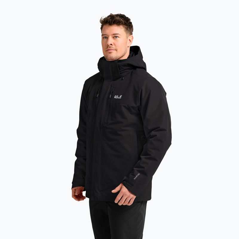 Куртка 3в1 чоловіча Jack Wolfskin Jasper Pro 3IN1 black 4