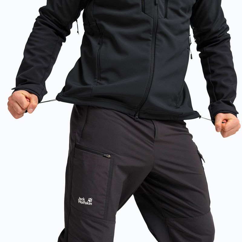 Куртка вітрозахисна чоловіча Jack Wolfskin Jasper phantom 7