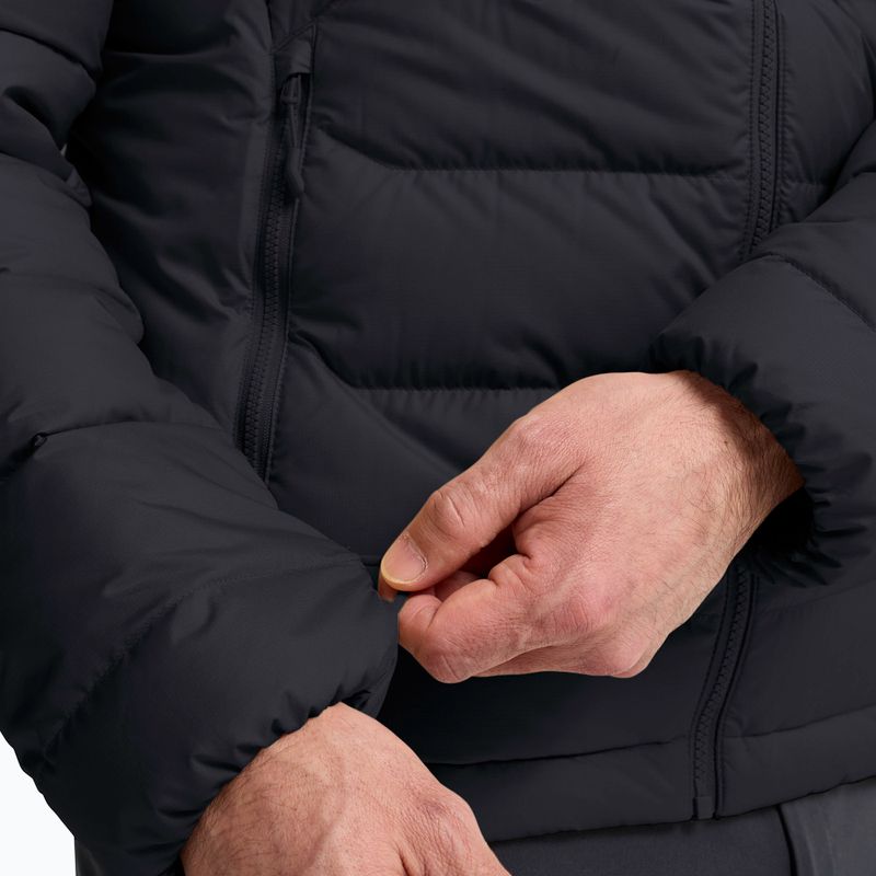 Пуховик чоловічий Jack Wolfskin Wild Pass Down Hoody black 5