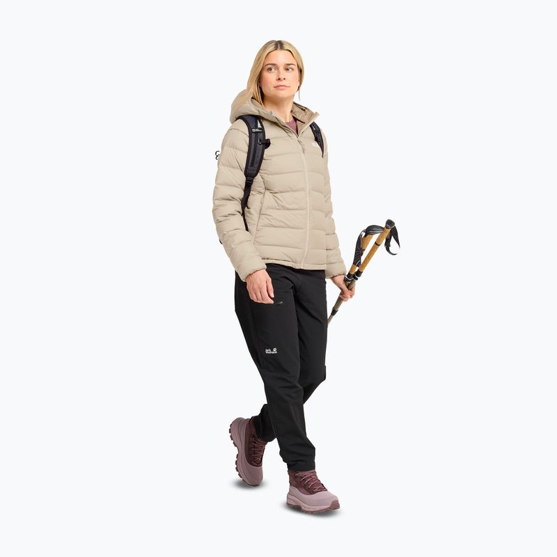 Пуховик жіночий Jack Wolfskin Wild Pass Down Hoody Rds oyster 2