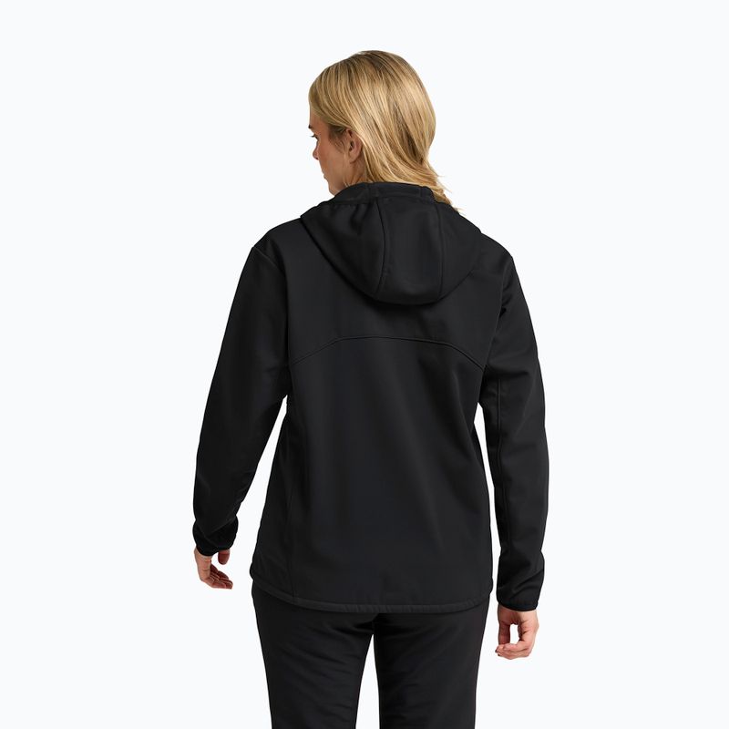 Куртка софтшелл жіноча Jack Wolfskin Windhain 2 Hoody black 3