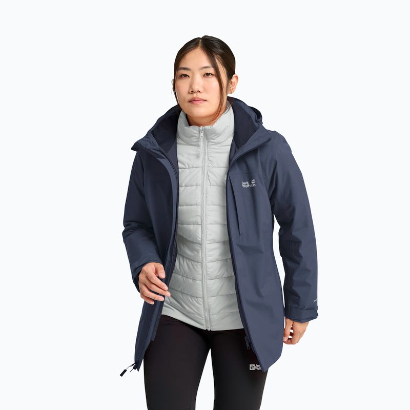 Куртка 3в1 жіноча Jack Wolfskin Hunberg 2 3IN1 midnight sky 4