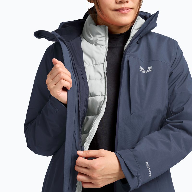 Куртка 3в1 жіноча Jack Wolfskin Hunberg 2 3IN1 midnight sky 7