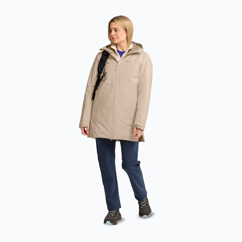 Куртка дощовик жіноча Jack Wolfskin Heidelstein 2 Ins oyster 2