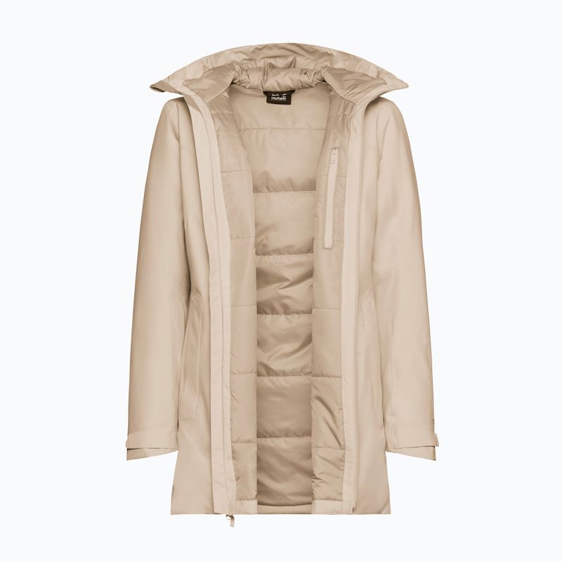 Куртка дощовик жіноча Jack Wolfskin Heidelstein 2 Ins oyster 9