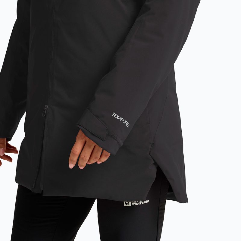 Куртка дощовик жіноча Jack Wolfskin Heidelstein 2 Ins black 5