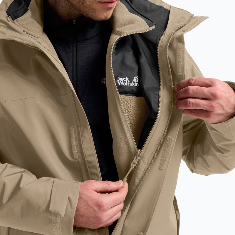 Куртка 3в1 чоловіча Jack Wolfskin Stonelite 3In1 hazel wood 7
